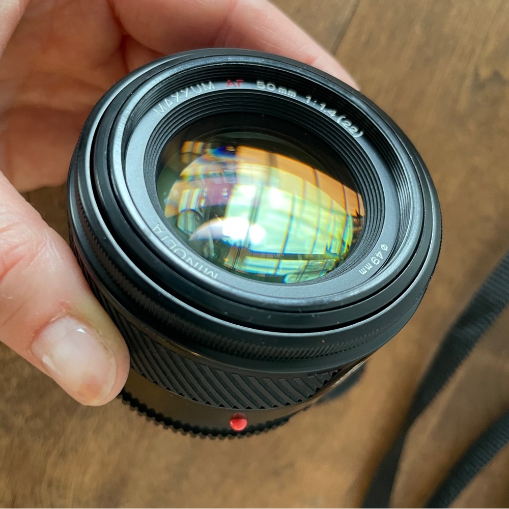 Minolta Maxxum AF 50mm f/1.4 Camera Lens